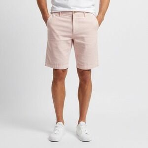 Faherty Men's Malibu Chino Shorts Linen Cotton Blend 9"‎ Inseam Size 42